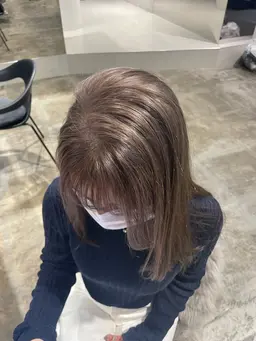 【ハイトーンにしたい方におすすめ🫧】ブリーチ（ケアブリーチ）＋カラー🪞💫