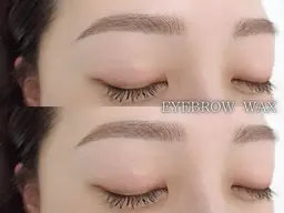 眉毛アイブロウワックス脱毛(間引き/眉メイク付) 【目元メイクを数年変えてない方に◎】
