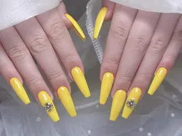 初心者練習モデル🧡[オフなし]🧡ワンカラー+チップ長さだし1０本(ジェルオフあり+500円)