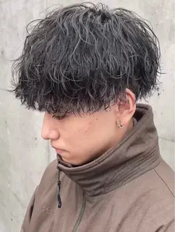 メンズカット+パーマ