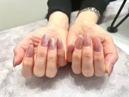 ワンカラー+ミラーアート(オフなし)