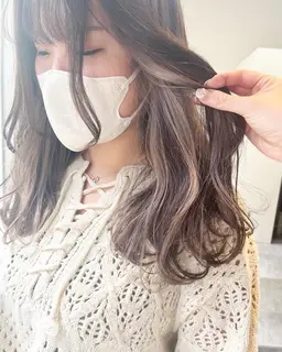 インナーカラー + 髪質改善トリートメント 【 全体カラー込み 】