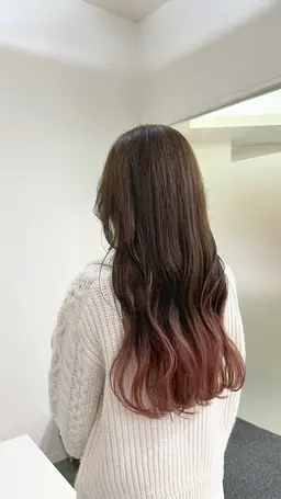 グラデーション カラー(ケアブリーチ込み)🫧🧊💎