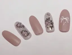 【オフあり】ハンドワンカラー➕4本アートφ(･ω･ )🎀꙳⟡♥