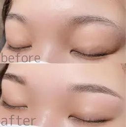 🌙アイブロウスタイリング🌙(ワックス脱毛)間引きorメイク付き¥5500→¥4500