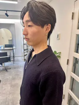 深夜🈹手軽に頭皮ケア❕メンズデザインカット＋炭酸クレンジングシャンプー