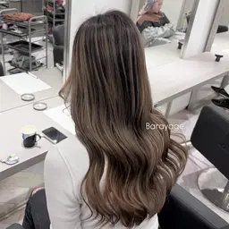 【🗽海外風バレイヤージュ・シャドールーツ🇺🇸】ブリーチカラー+カット+うる艶トリートメント🫧🫧