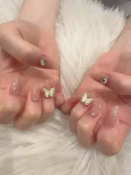 🉐限定コース🉐ワンカラーorマグネット🧲➕パーツ付け放題🦋🎀🤩大きめ、小さめ100%無料