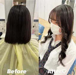 〖編み込みエクステ50本まで💎〗馴染ませカット付き🫧人工毛×人毛mix毛