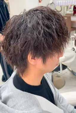 【しっかり動きを出したい方に】似合わせカット＋ツイストスパイラルパーマ（強め）