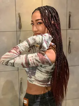 コーンロウ,ブレイズ　ブロッキングＬサイズ💎エクステ入り(3束まで)💎180分⭐️