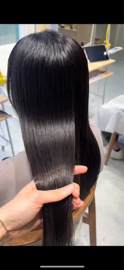 〖美髪〗カット＋ストレートパーマ(縮毛矯正) +クイックトリートメント