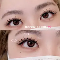 🍀21.22日🍀フラットラッシュ150本まで付け放題＋1100円で＆healthy追加可能！