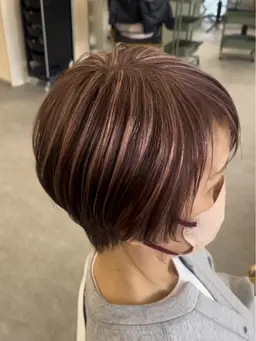 似合わせカット＋白髪ぼかしカラー＋髪質改善Tr.ライト