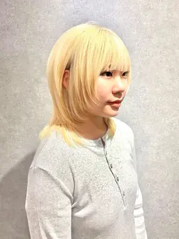 【うるツヤ透明感ハイトーン💎】人気No.1👑似合わせカット＋ケアブリーチ＋カラー＋バイカルテ5stepトリートメント