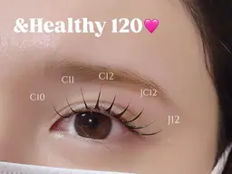 minimo限定価格✨まつ毛パーマ×エクステ120本✨【&healthy】