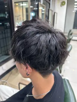 メンズカット＋ツイストスパイラルパーマ