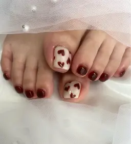 foot♡親指アート