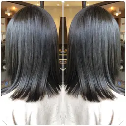 {‼️平日限定‼️極上のツヤさらストレート✨}カット & プレミアム縮毛矯正 & グランドリンケージトリートメント