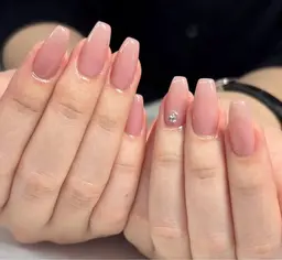 【パラジェル使用】オフィスネイル、シンプル向け！オフ込みMAOジェルワンカラー🍒