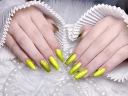 新規様のみ💛🩵チップ長さだし10本+ワンカラー・マグネット・フラッシュ・「オフ無し」