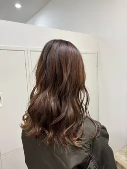 カット+ゆるふわパーマ