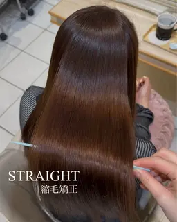 カット💖ブリーチ縮毛矯正💖トリートメント💖