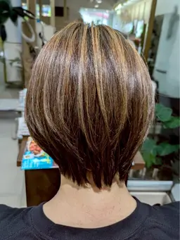 カット➕白髪ぼかしカラー