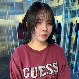 🐺骨格に合わせたウルフカット+ワンカラー🐺