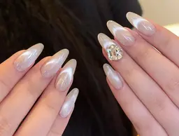 ⋆˙♡✨チップ長さ出し！マグネットフレンチネイル