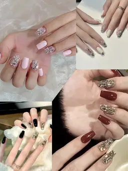 🉐大人気🔥💅ワンカラ➖+4本埋め尽くしネイル¥5980（ソフトジェルオフ無料）ミニモ学割