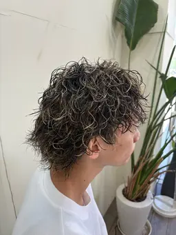 波巻きピンパーマモデル🌀