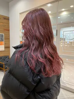 🤍ブリーチなしWカラー🌈🤍