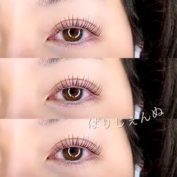 ✨ご新規様コース✨ 『パリジェンヌラッシュリフト+束感コーティング』7000円／根本からぱっちり上げるデザイン💗👁️