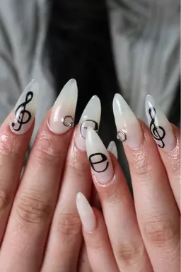 ワンカラーorラメグラ➕チップ長さだし