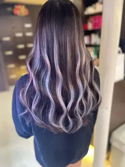 ファッションカラー+エクステ50本¥14000