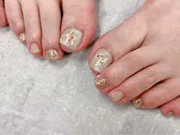 Foot オフ込　、 お持ち込みデザインnails 𖥧 𖧧  税込￥10,000​〜​