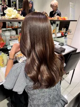 【暗めカラーしたい方‪‪❤︎‬‬】ツヤカラー＋髪質改善パールプラチナトリートメント✨️🌟暖色カラー🩷／暗めカラー🤎