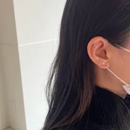 【話題の耳つぼ💎】前髪カット+耳つぼジュエリー6piece