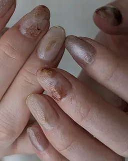 ✨️シンプルニュアンスアート✨️定額デザインA【オフなし／当店オフ無料／期間限定モデル】