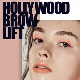 ハリウッドブロウリフト＋眉ワックス