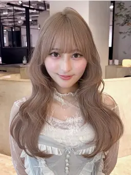 ミルクティーカラー 🫖🤎(ブリーチカラー)+トリートメント