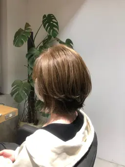 ✨人気急上昇✨ブリーチなしダブルカラー（イルミナ付）＋艶トリートメント　¥11000