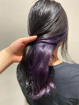 【ミニモ学割】カット+インナーカラー+クイックトリートメント　#レイヤー#学生限定#ウルフ