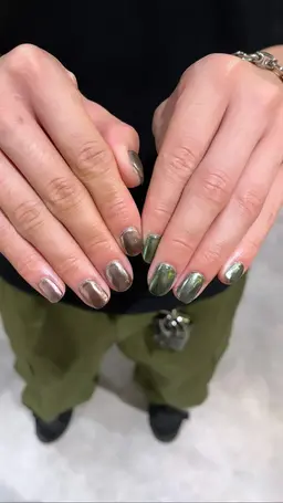 【🪞ミラーネイル🪞⚡️】メンズも大歓迎🙆‍♀️ハンドorフット