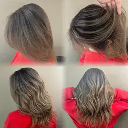 【海外ヘアが好きな方へ】🧡🇺🇸バレイヤージュ🇺🇸🧡/2ブリーチ込み/外国人/髪質改善/ハイトーン/白髪ぼかし