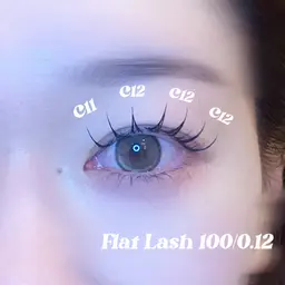 ミニモ限定🍰🤍Flat Lash​〜​100本までつけ放題[アイシャンプー・コーティング剤]⚠️オフ無しの方限定