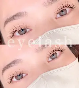 フラットラッシュ100本➕束感コーティング仕上げ付き¥5600