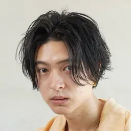 カット+メンズパーマ(ニュアンスパーマorフェザーパーマ)