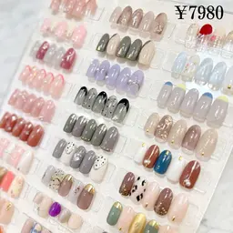 【オフ有】定額デザインコース✨(¥7980​〜​)ご新規様オフ無料/⚠︎スカルプ・ハードジェル・パーツのオフは別料金